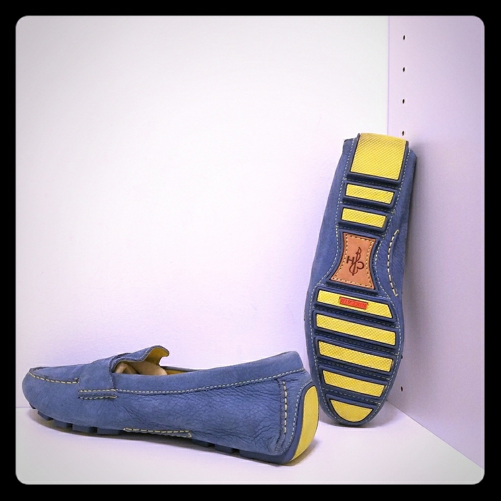 Cole Haan Nike Air light blue loafers